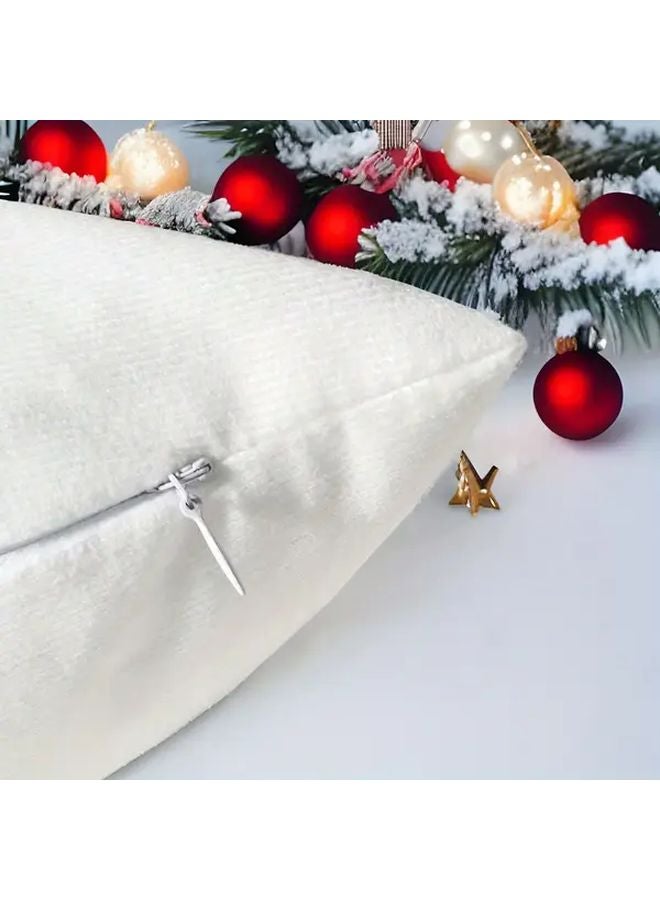 French Style Christmas Tree Throw Pillow Cover 17 72x17 72 Inch Decorative Cushion Case - Image 4